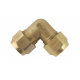 Spartan Male Elbow With Nuts 15mm Brass DR - EM15